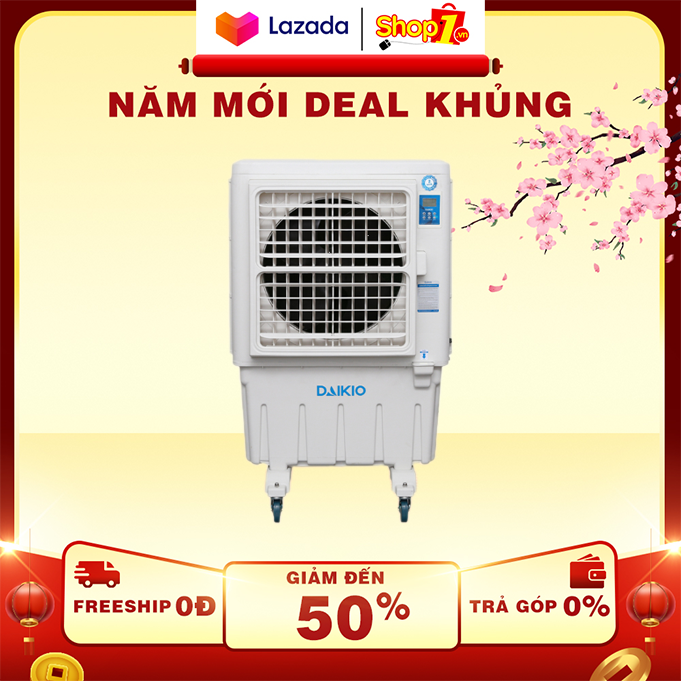 Máy làm mát không khí Daikiosan DKA-07000A cam kết chất lượng sản phẩm như mô tả sử dụng đơn giản