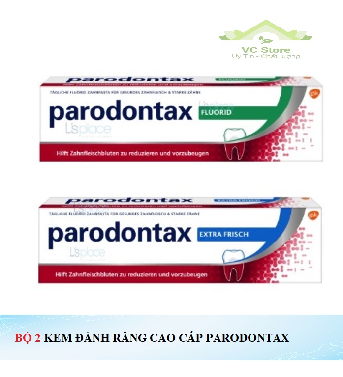 Bộ 2 Hộp Kem Đánh Răng Giúp Trắng Răng Thơm Miệng Parodontax - Mẫu mới