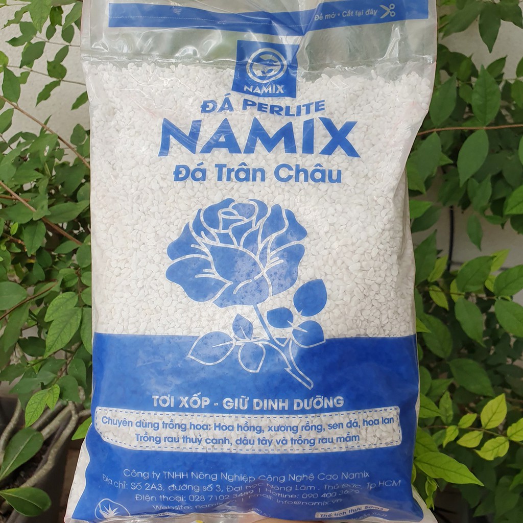 Đá Perlite Namix 5dm3 giàu khoáng chất, giá thể trộn đất trồng cây hiệu quả-Đồ Gia Dụng Tại HCM