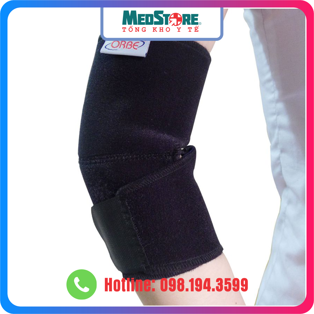 Băng thun khuỷu tay Orbe Hỗ trợ khớp khuỷu tay - TBYT Medstore - đai khuỷu tay