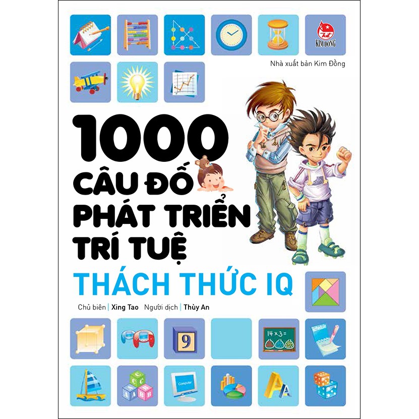 Sách - 1000 câu đố phát triển trí tuệ - thách thức iq