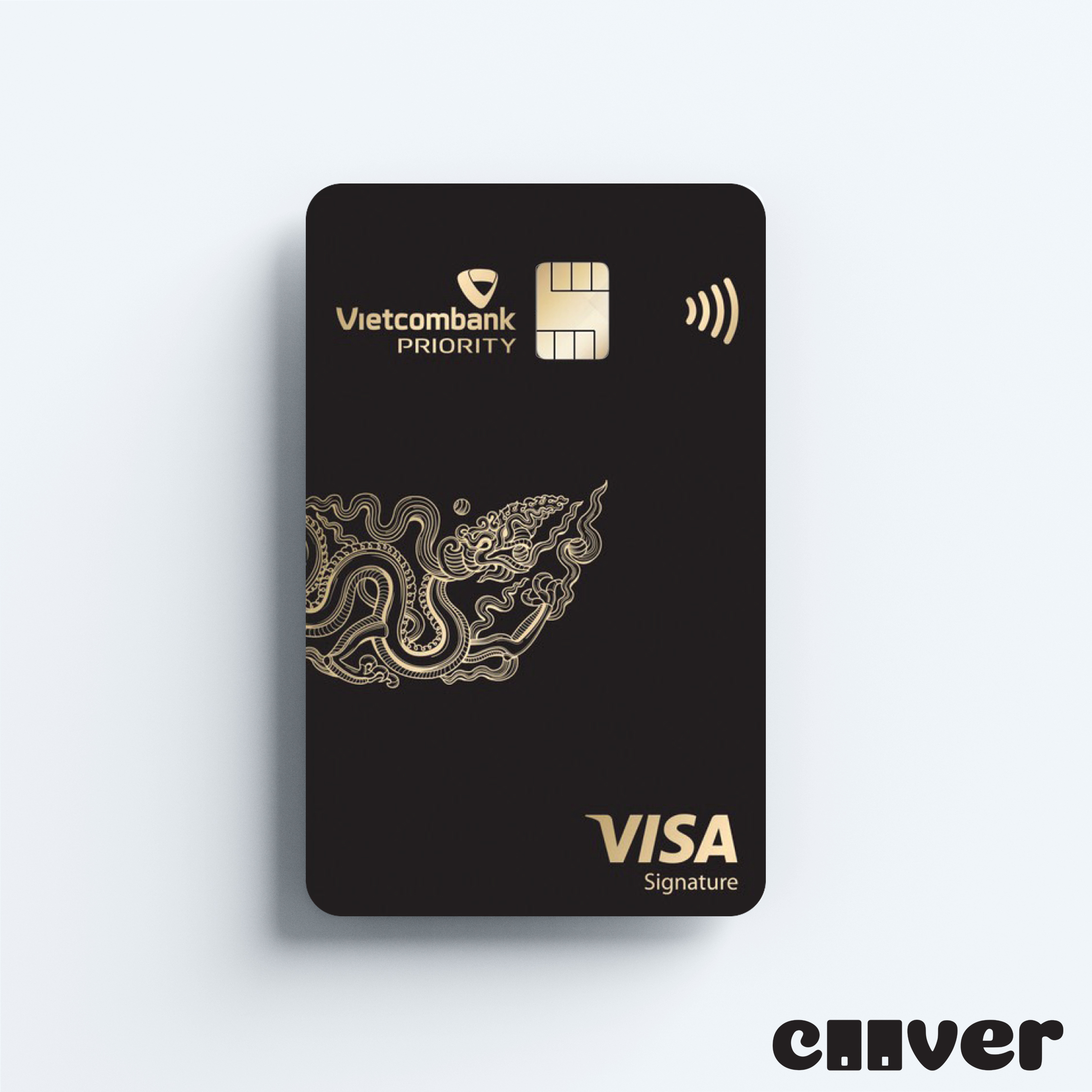 BLACK CARD - Miếng dán skin 1 MẶT TRƯỚC thẻ ngân hàng/thẻ ATM, thẻ chung cư, thẻ thang máy, thẻ gửi xe,... COOVER