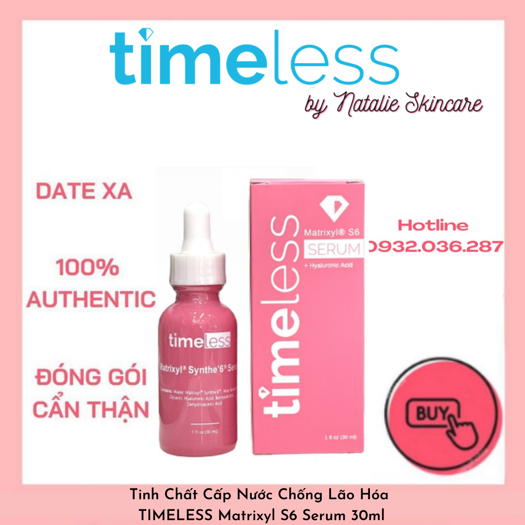 Tinh Chất Cấp Nước Chống Lão Hóa TIMELESS Matrixyl S6 Serum 30ml