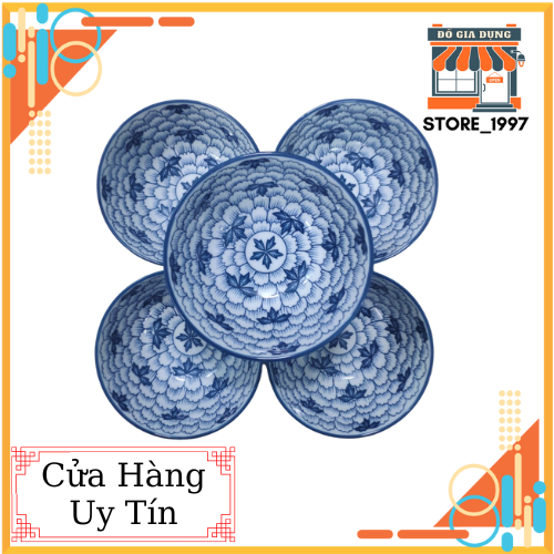 Bộ 5 chén nước chấm bát tràng in hoa văn đẹp - store_1997