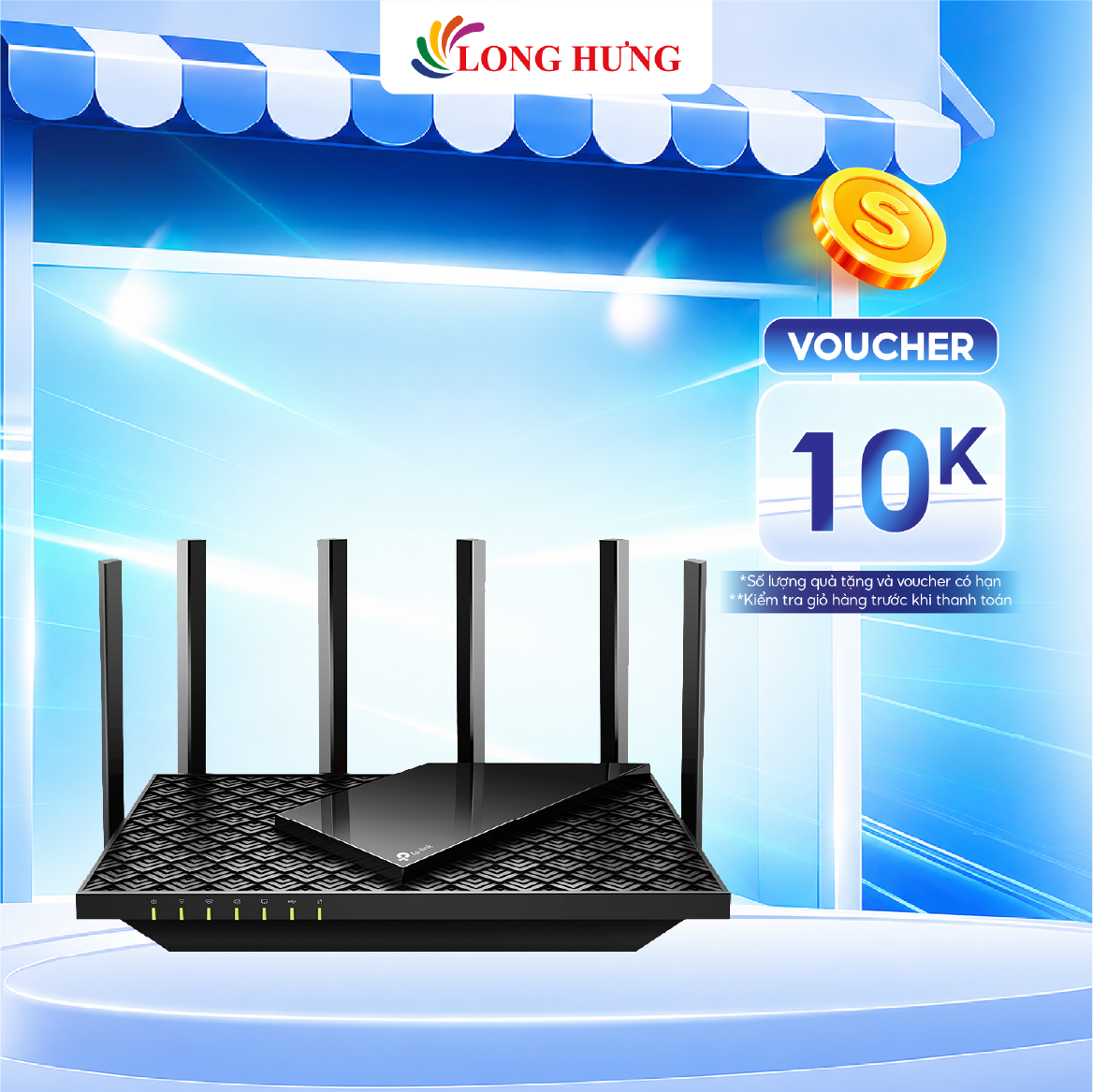Thiết bị định tuyến mạng không dây TP-Link Router Wifi 6 Dual-Band 6-Stream Gigabit AX5400 Archer AX72 - Hàng chính hãng - WiFi 6 AX5400 tốc độ vượt trội, Công nghệ OFDMA và MU-MIMO, HomeShield hỗ trợ bảo vệ mạng gia đình