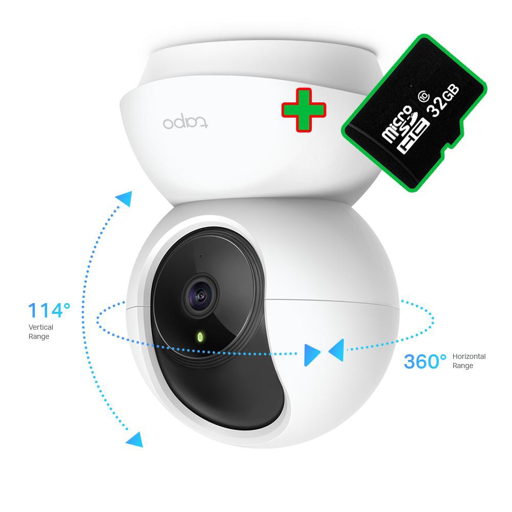 Combo camera tp-link tapo c200 2.0 full hd 1080 + thẻ nhớ 32gb