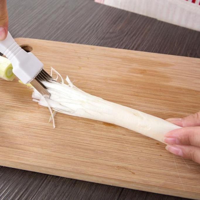 Dụng cụ thái hành lá thông minh 7 lưỡi inox NEGI CUTTER