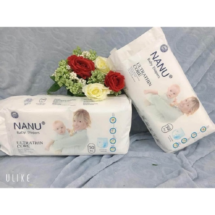 Bỉm quần Nanu 1 bịch 50 miếng đủ size, hàng công ty, nhập khẩu chính ngạch đầy đủ hóa đơn nguồn gốc, hạn sử dụng, cam kết chất lượng cho các mẹ
