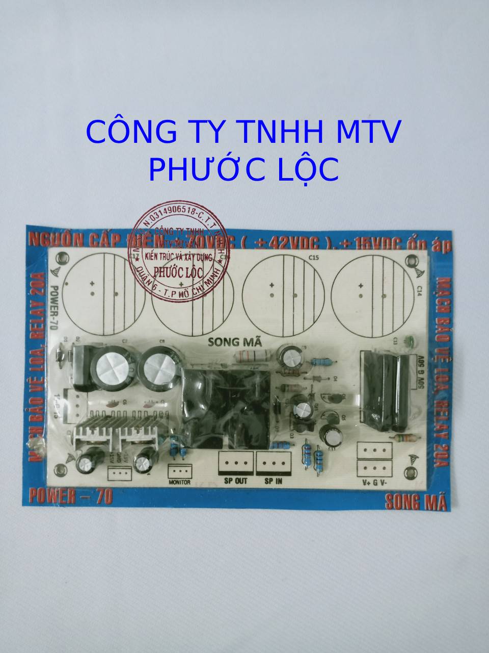MẠCH NGUỒN AMPLY 4 TỤ BẢO VỆ LOA RELAY 20A