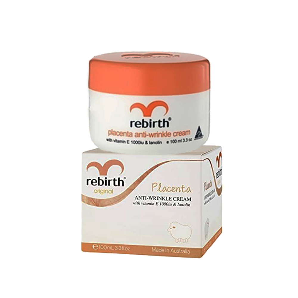 Kem dưỡng ẩm chống lão hóa chống nhăn REBIRTH PLACENTA ANTI-WRINKLE CREAM 100ML RB02