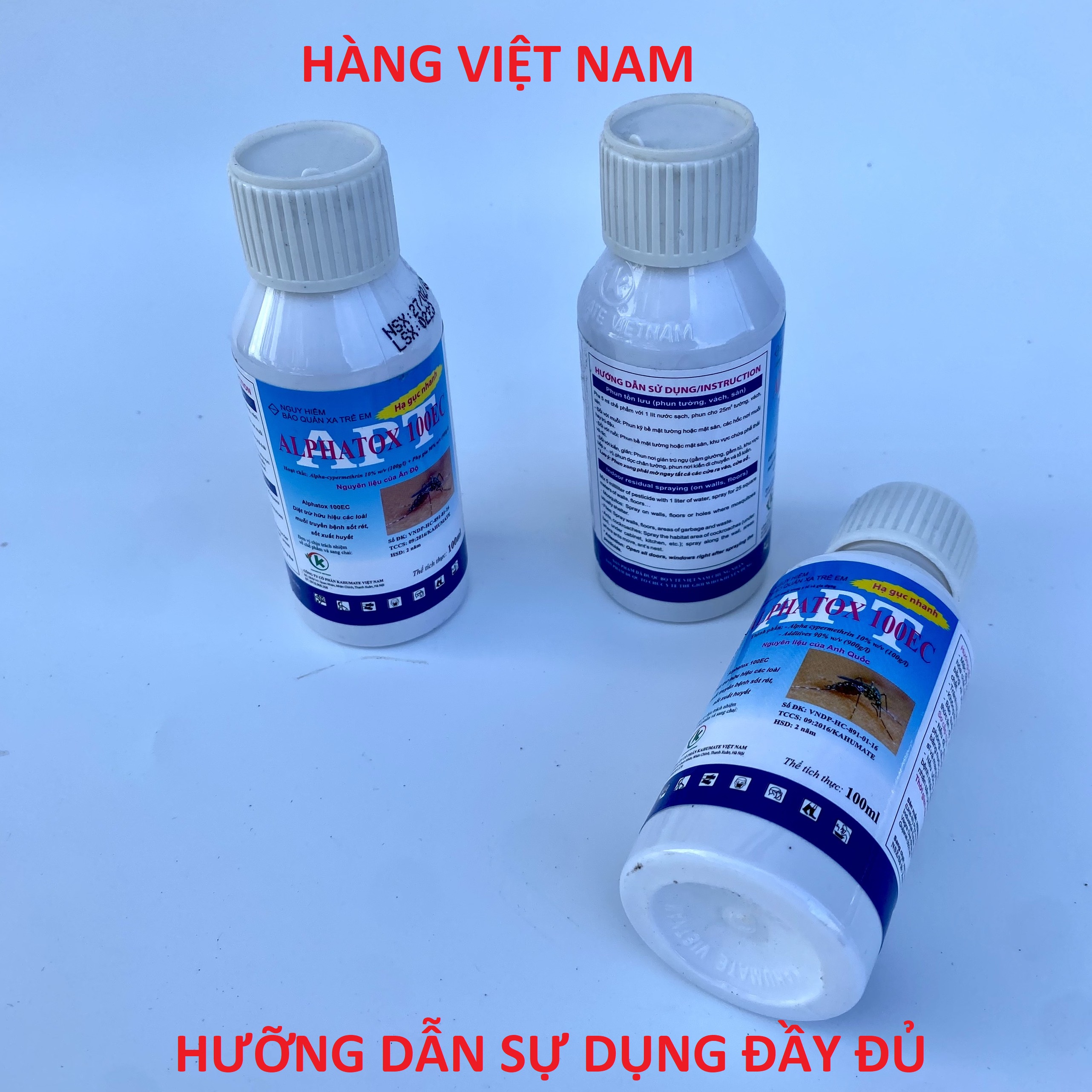 Thuốc diệt muỗi, kiến gián alphatox của việt nam