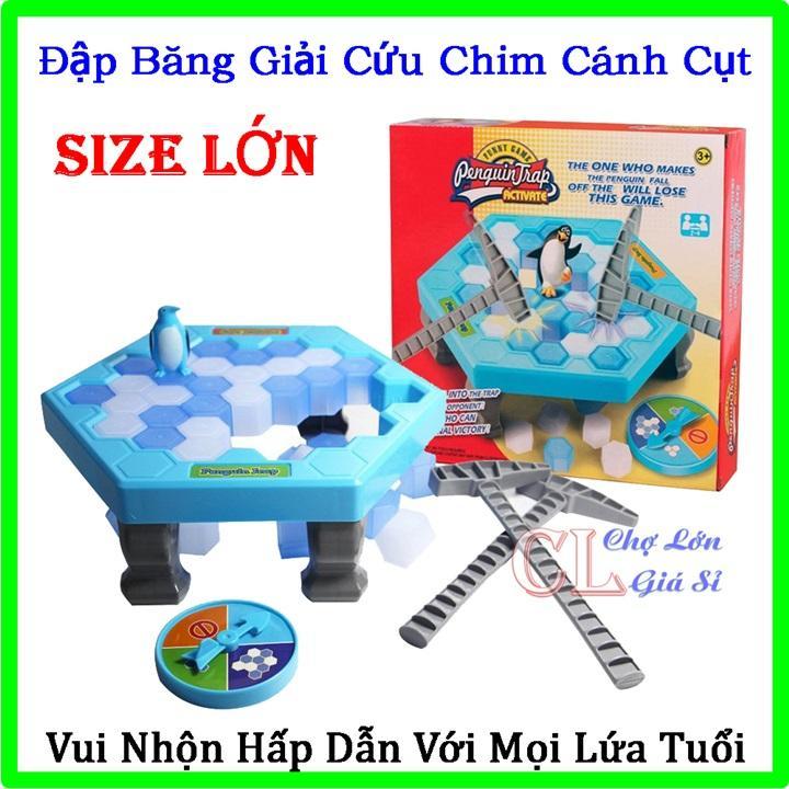 Bộ đồ chơi giải cứu chim cánh cụt siêu vui nhộn - trò chơi đập phá ô băng giải cứu chim cánh cụt dành cho cả gia đình