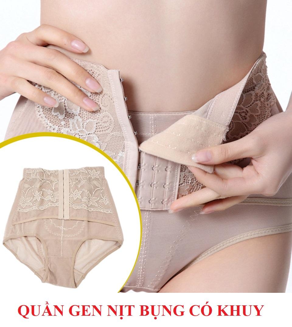 Quần lót gen nịt bụng cài khuy thon gọn