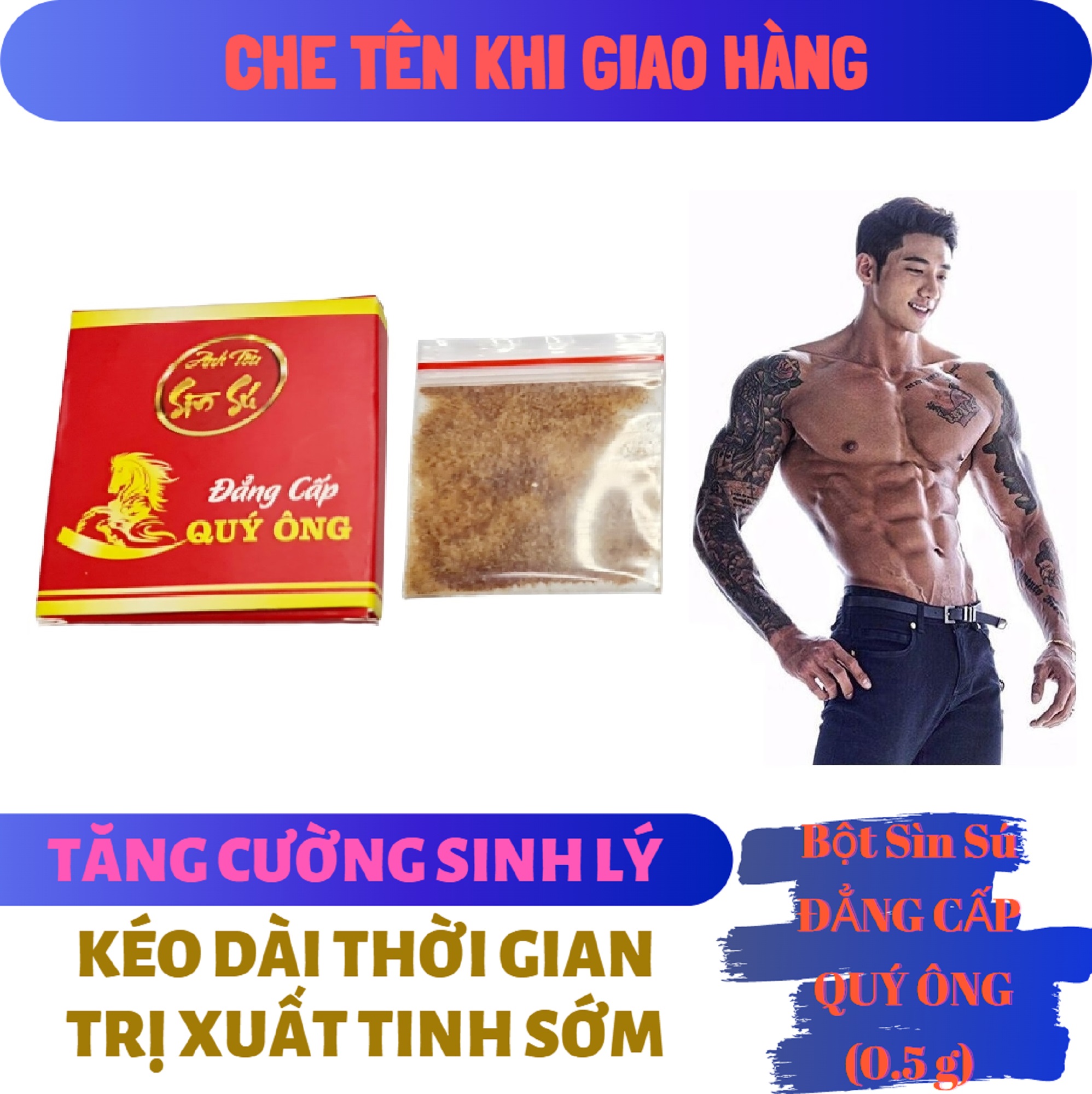 Thảo dược bột sìn sú đẳng cấp quý ông cao cấp tăng cường sinh lý nam mạnh mẽ - hàng chính hãng