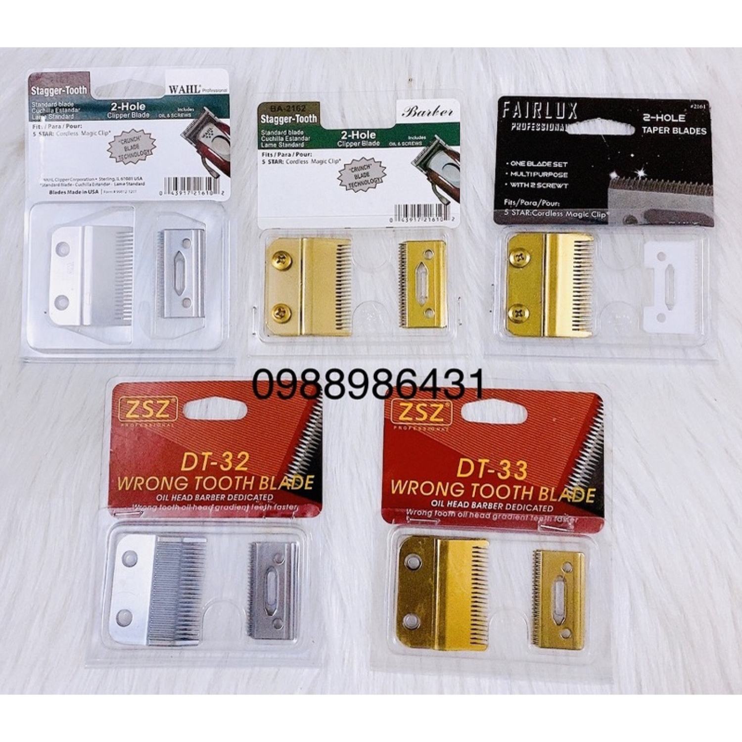 Lưỡi kép tông đơ cắt tóc zsz dt- 32, lưỡi tông đơ dt 33 cao cấp