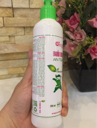 Xịt xả chanh đuổi muỗi an toàn Orenji chai 250 ml