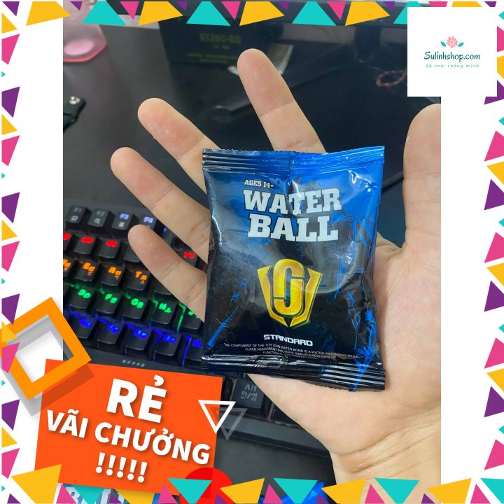 (Rẻ Vô Địch) Gói Hạt nở Trắng Đục 7-8mm chuẩn 10.000v cho mô hình đồ chơi vận động thể thao