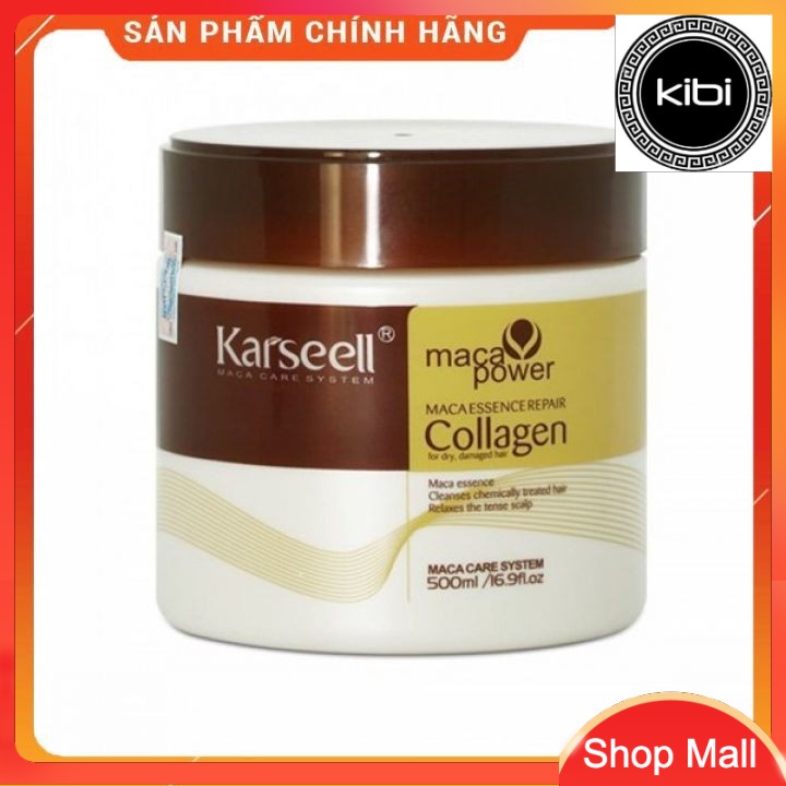 Dầu hấp ủ tóc Collagen Karseell Maca dạng hũ 500ml []