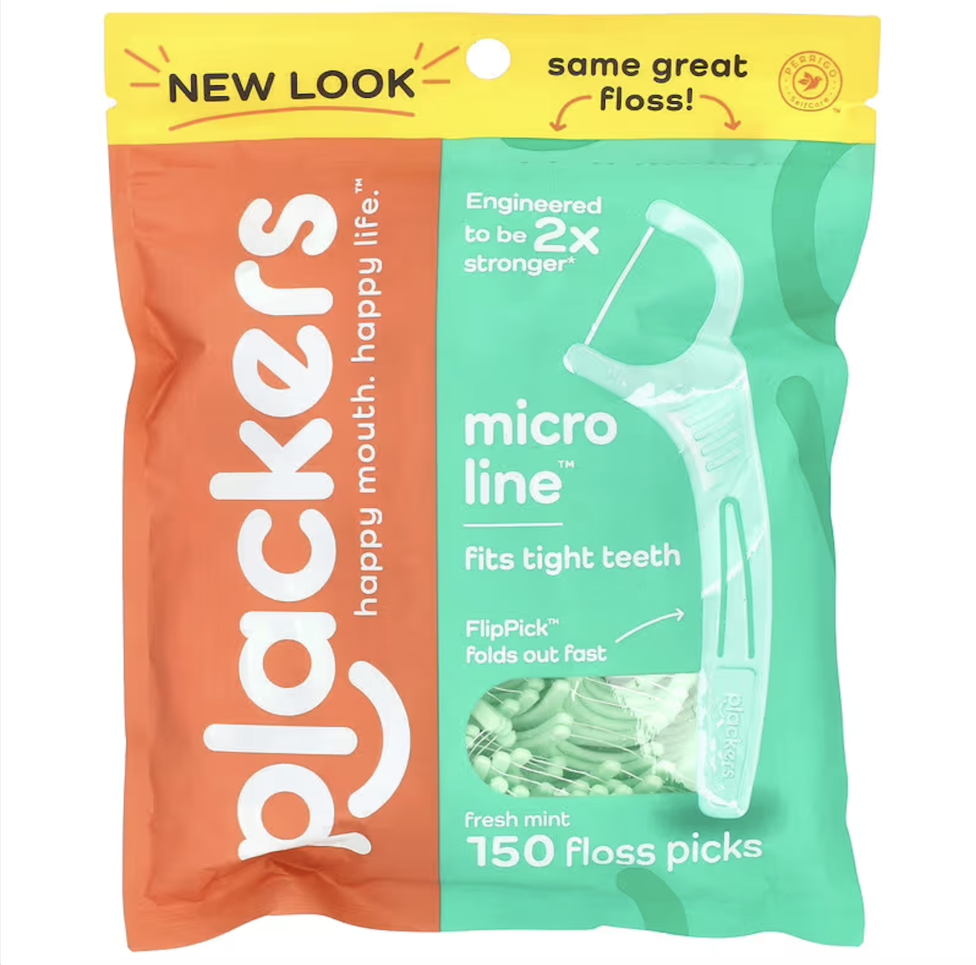 TÚI 150 TĂM CHỈ NHA KHOA VỊ BẠC HÀ Plackers Micro Mint Dental Floss Picks, VALUE SIZE