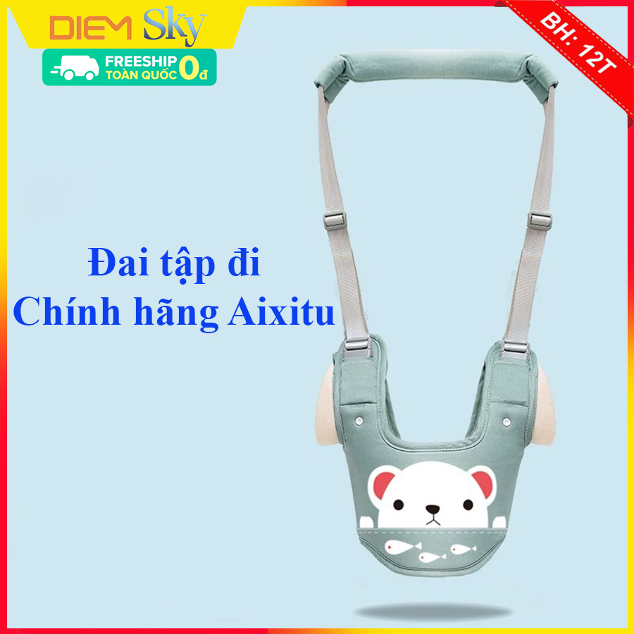 Đai tập đi cho bé Aixintu chất liệu cao cấp, an toàn. Đai địu tập đi cho bé tập đi không có đáy đỡ phù hợp bé từ 8 tháng đến 3 tuổi
