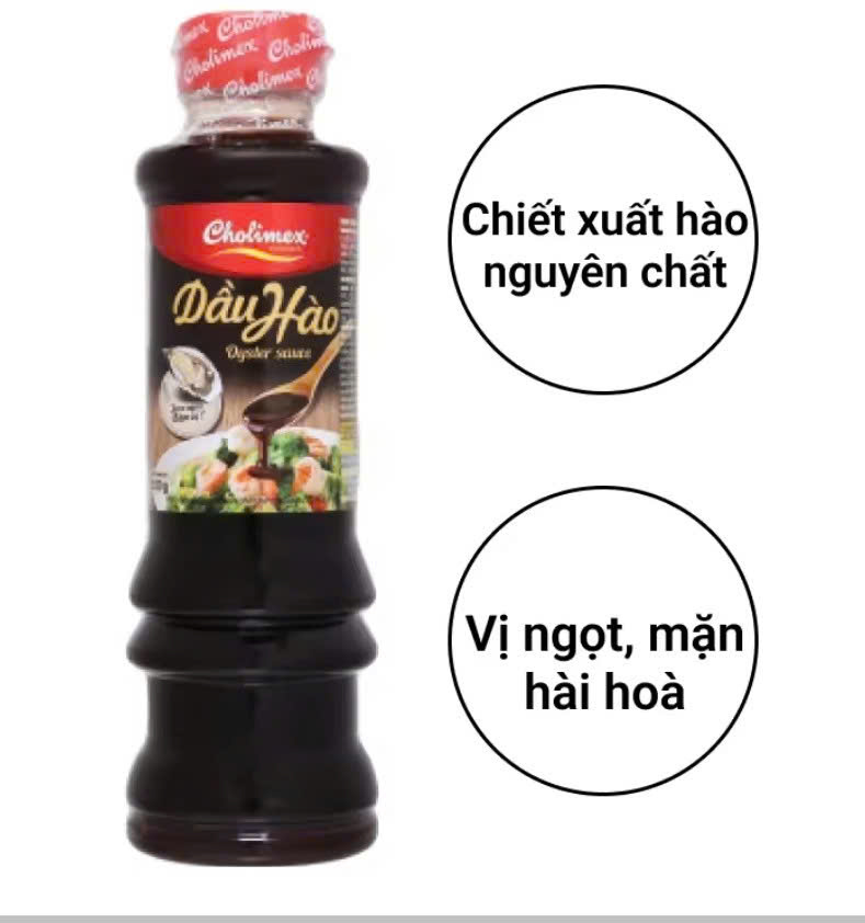 Cholimex Combo 2 Dầu Hào Cholimex Chai 350g Chiết Xuất Hào Nguyên Chất Vị Ngọt Mặn Hài Hoà Gia Vị Tiện Dụng
