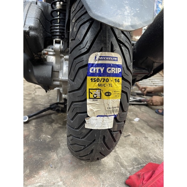 Lốp michelin 150/70-14 lắp nvx vân city grip - tanthanh 247