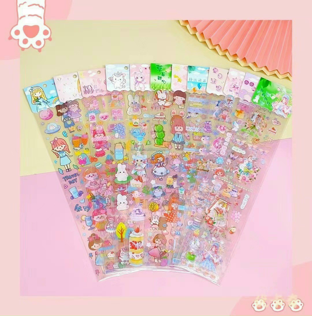 Sticker dán Dây chữ nhật khổ dài