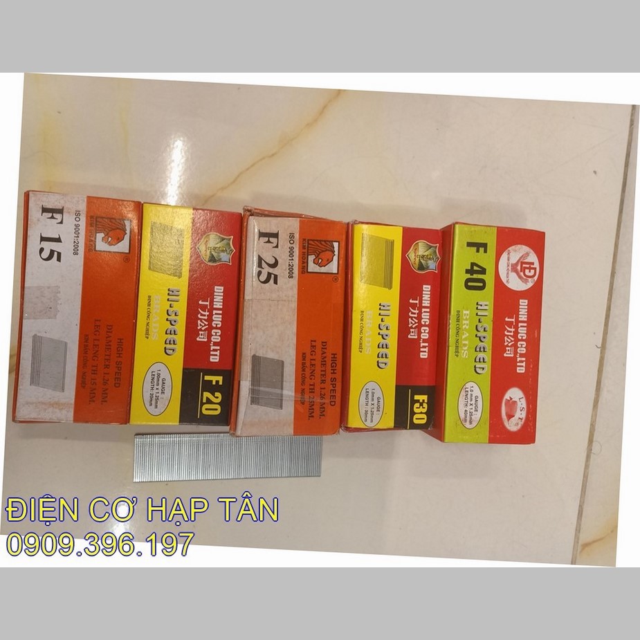 Đinh bắn gỗ f10, f15, f20, f25, f30 , f40 , f50 - 5000 đinh trên hộp