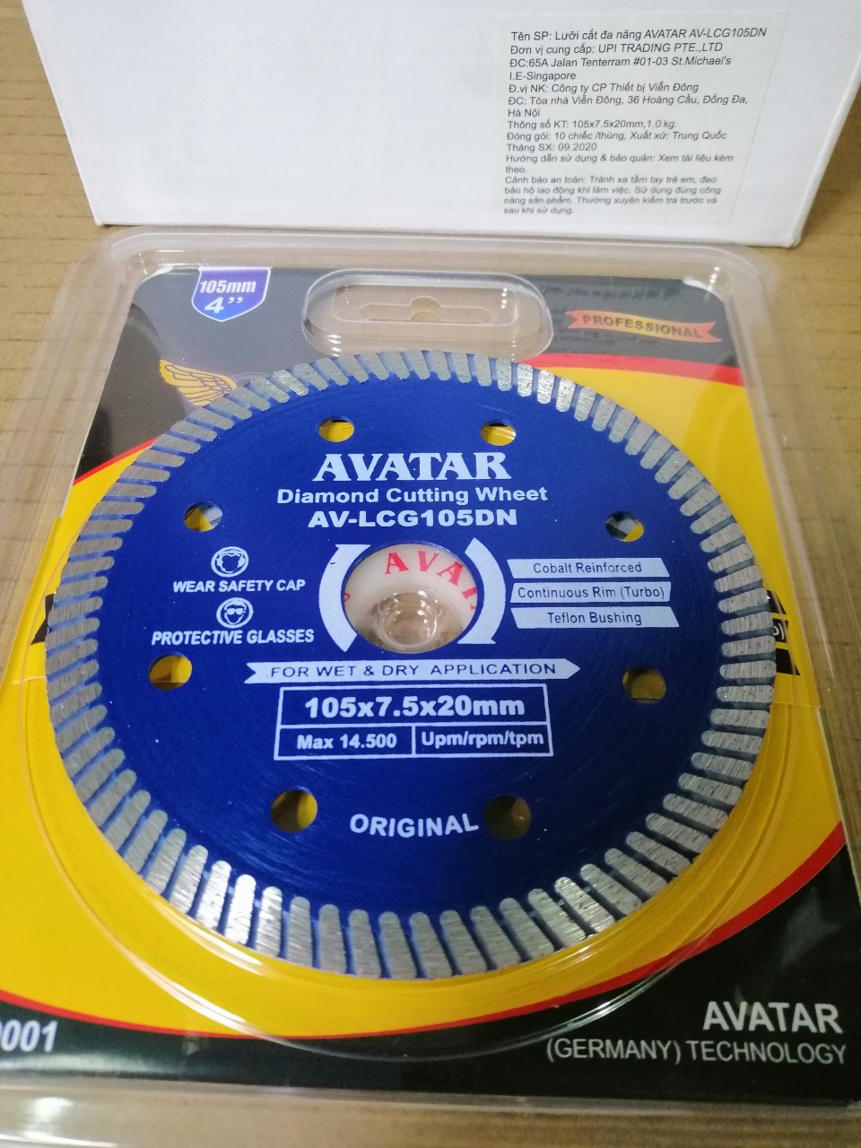 Lưỡi cắt gạch đa năng 100mm/105mm Avatar