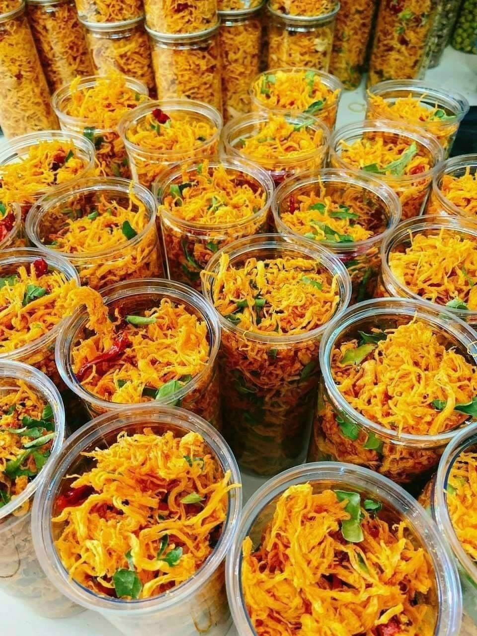 Khô gà lá chanh loại 1 hủ 300g