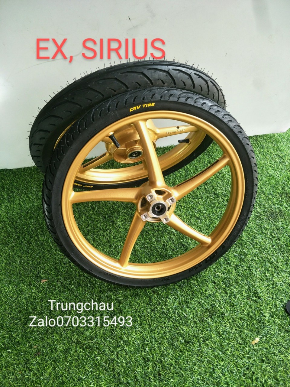 [HCM] CẶP BÁNH MÂM SIRIUS EX 1 ĐĨA TRƯỚC KIỂU RCB 1.4 1.6 FULL VỎ CRV KO RUỘT