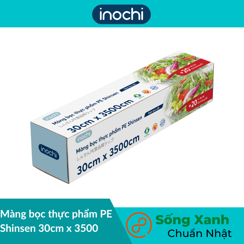 Màng bọc thực phẩm inochi PE Shinsen 30cm x 3500