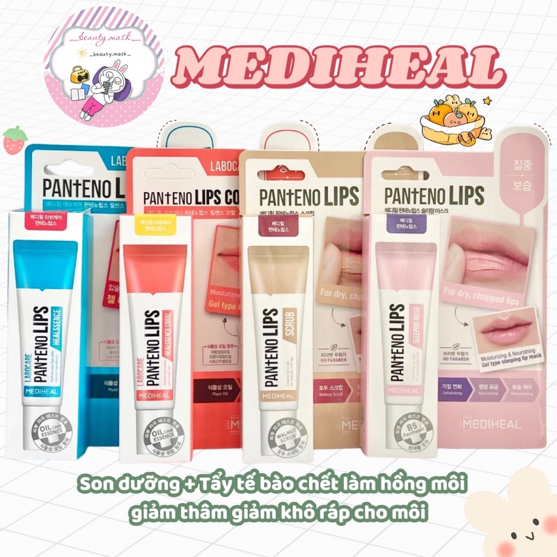 Son dưỡng môi giữ ẩm giảm thâm cải thiện tình trạng khô môi Mediheal