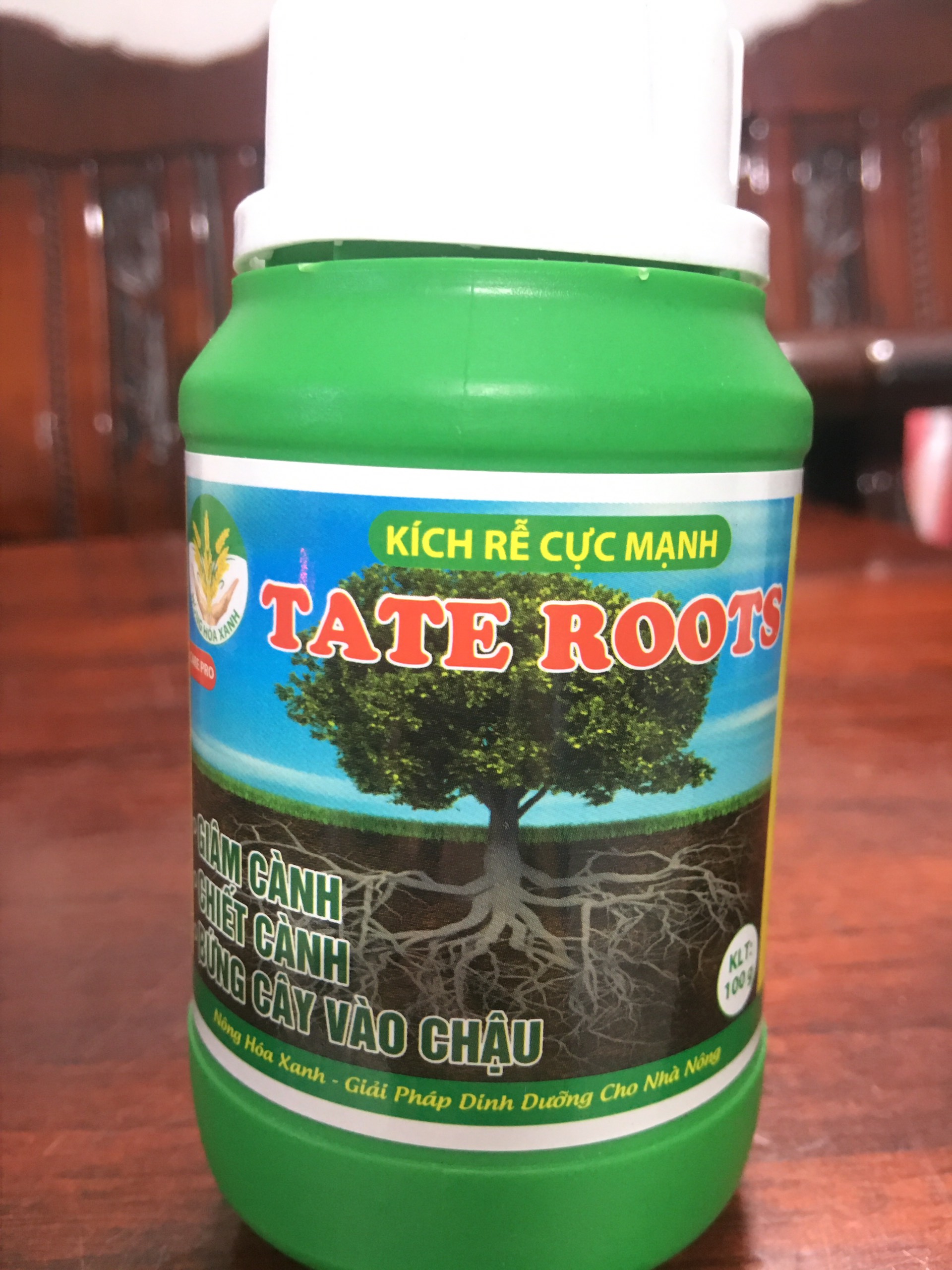 Tate roots - sản phẩm kích rễ cực mạnh khi giâm cành, chiết cành, bứng cây vào chậu - hũ 100gam