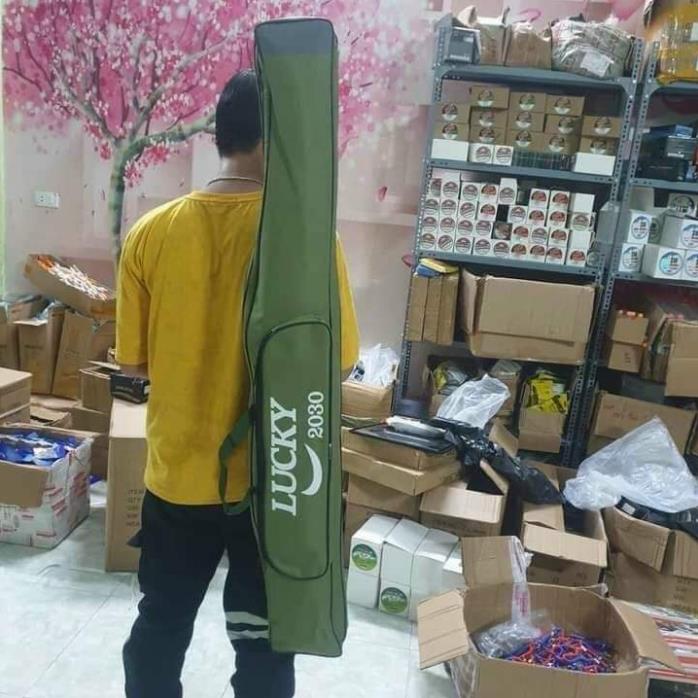 Túi đựng cần lucky gia công đủ size 2 ngăn