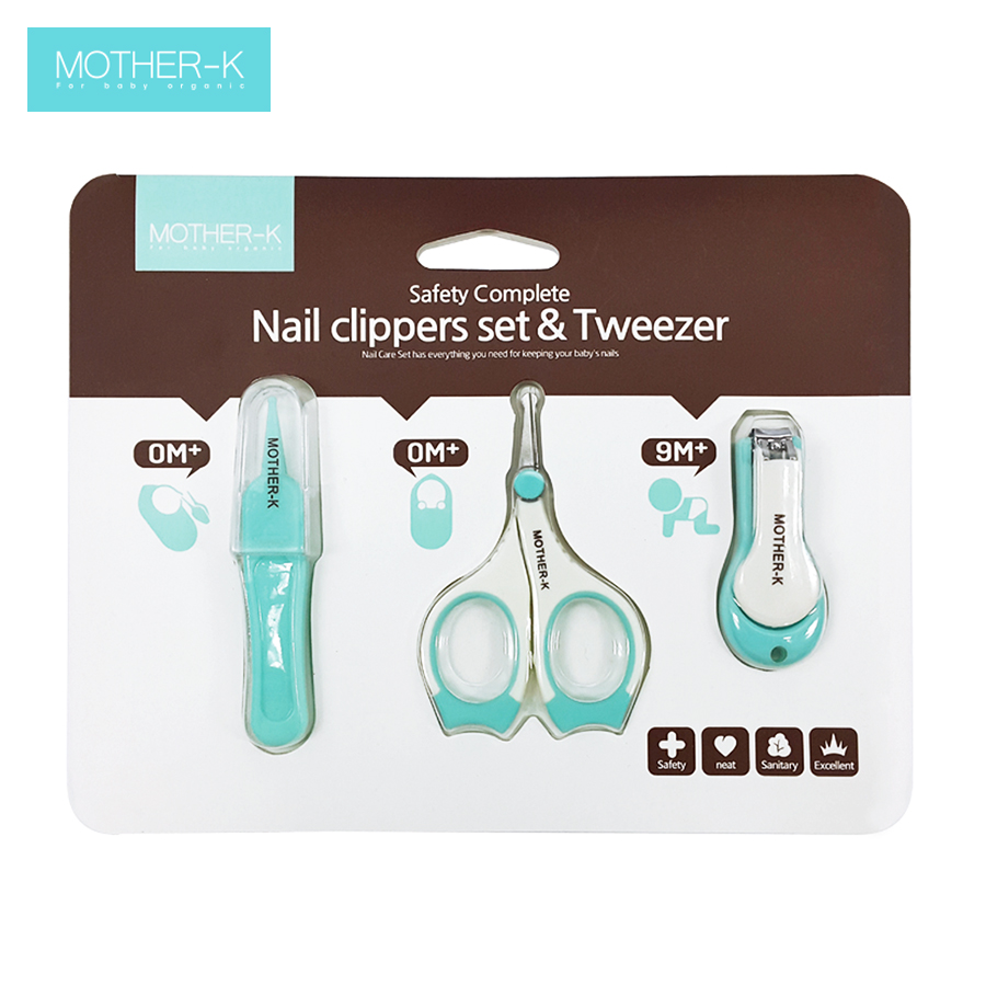 Bộ cắt móng kèm nhíp mother-k hàn quốc