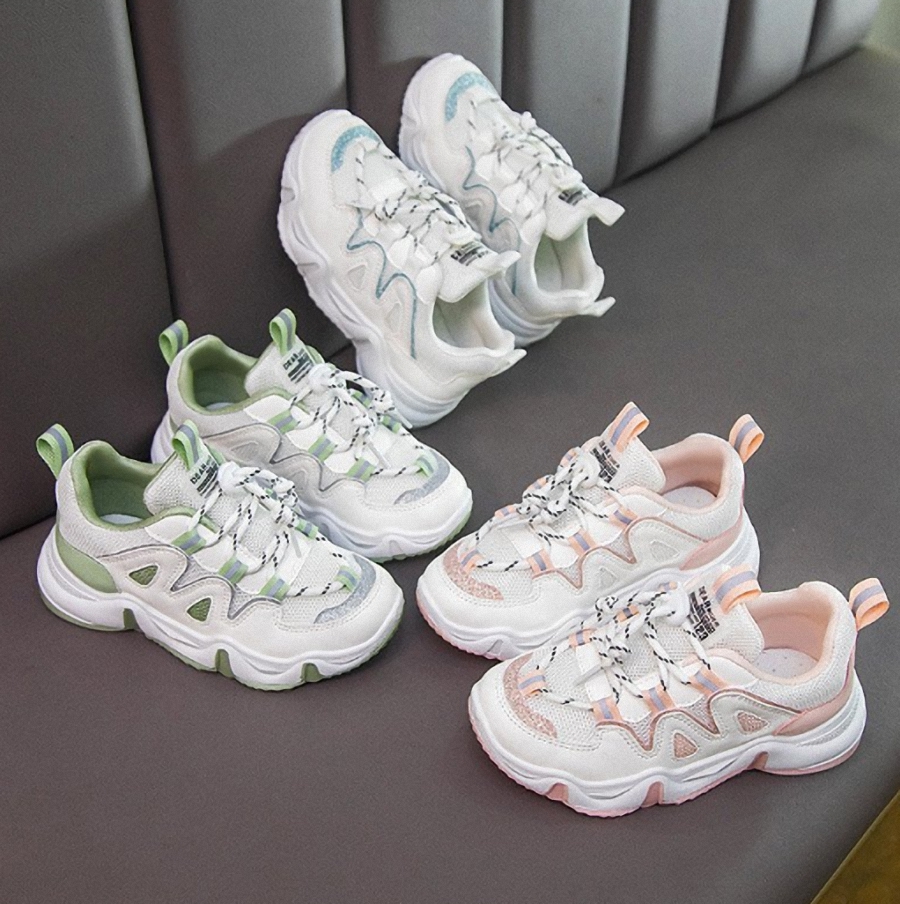 giày thể thao đi học cho bé gái hàn quốc êm chân sezi 27 - 37 - THB86