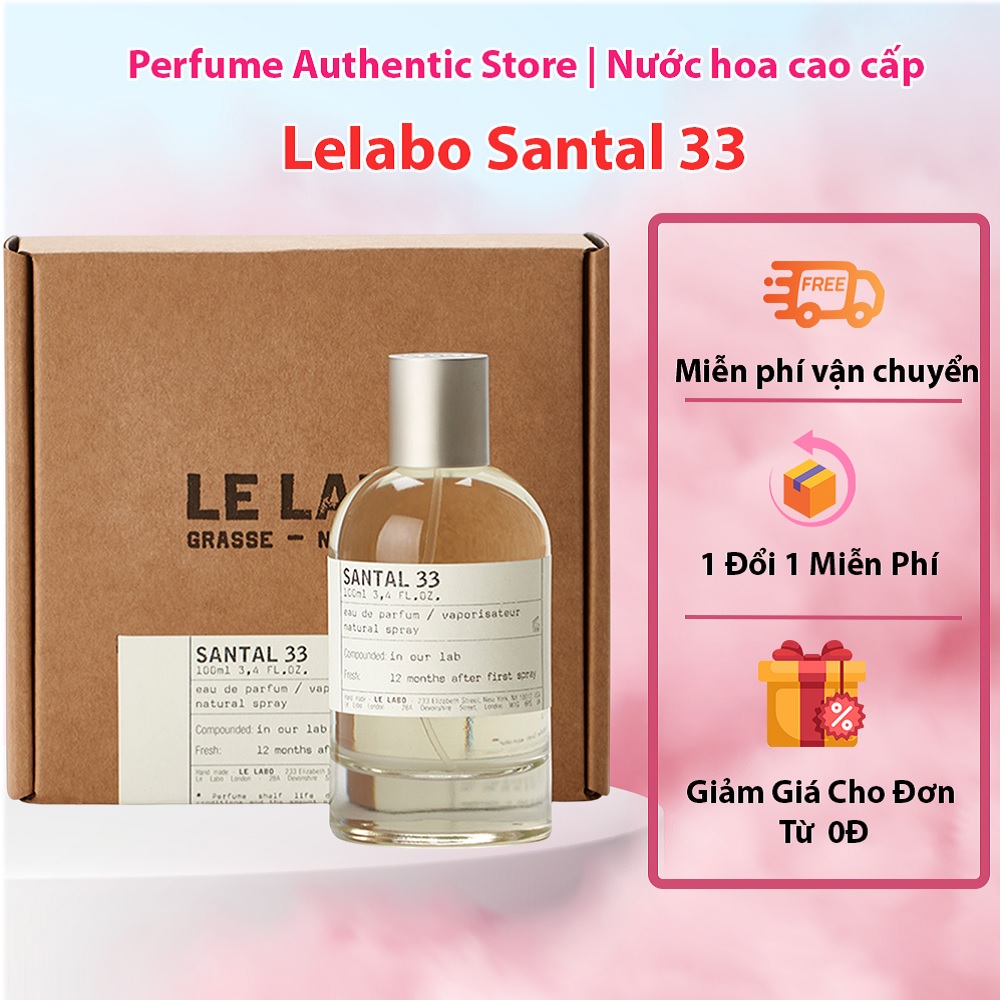Nước Hoa Unisex LeIabo Santal 33 100ml | Gợi Cảm Và Tinh Tế | VIP Perfume