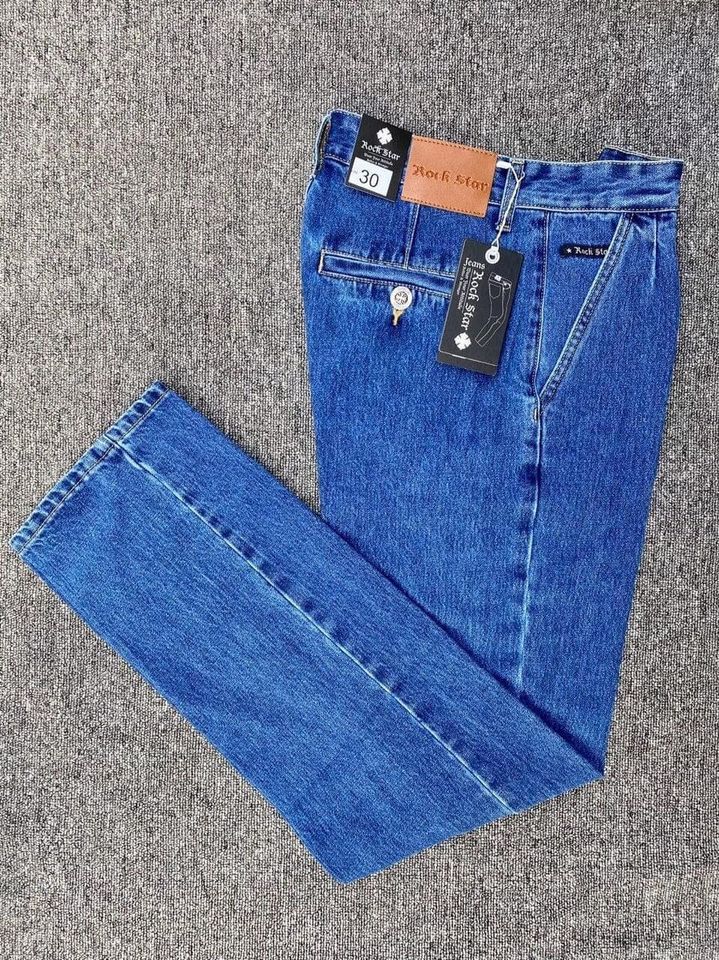 [Ảnh Thật] Quần jean Nam Túi Chéo  có ly Trung Niên,ống thụng