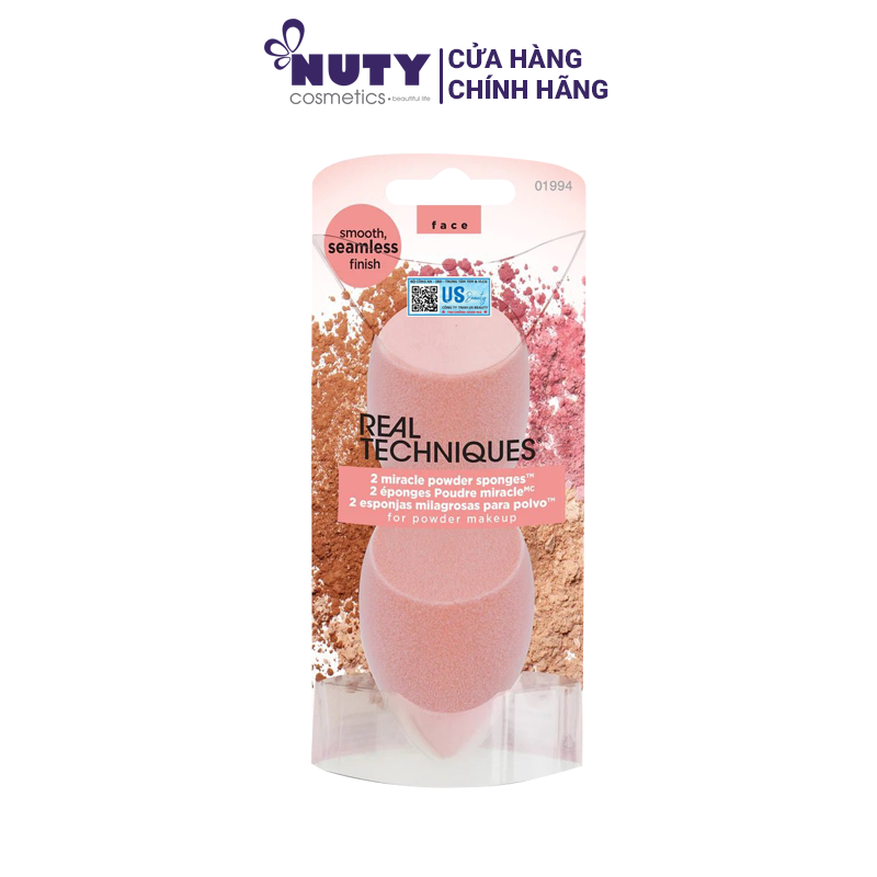 Bông Mút Tán Phấn Real Techniques Miracle Powder Sponge