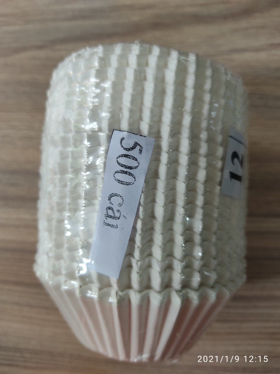 GIẤY LÓT BÁNH MUFFIN, CUPCAKE GIẤY MÀU TRẮNG SỐ 12 - 500 CÁI