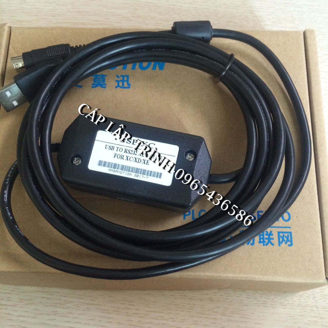 Cáp lập trình usb-xc plc xinje xc1 xc2 xc3 xc5