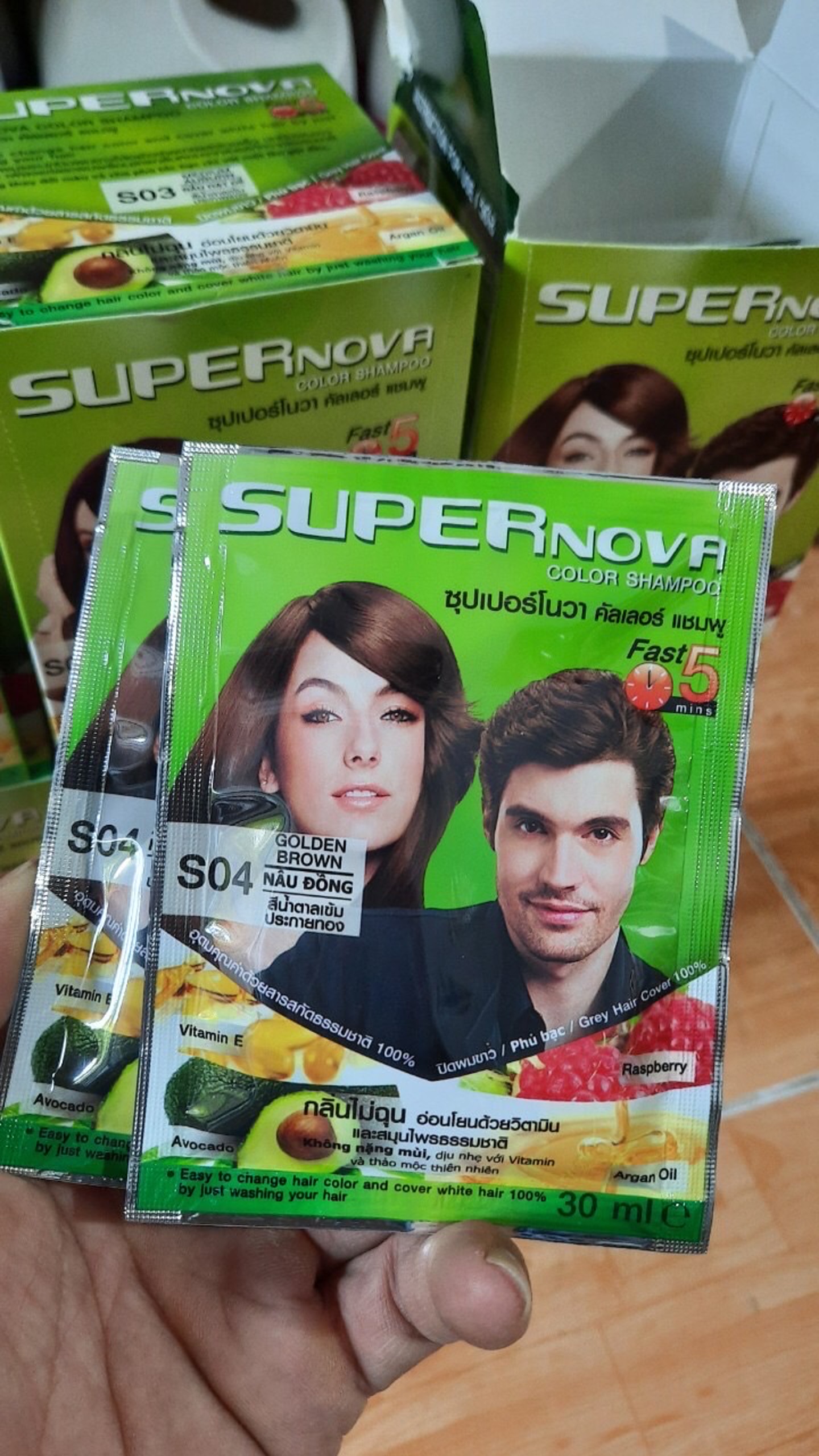 Thuốc nhuộm tóc Super Nova thảo dược bền màu