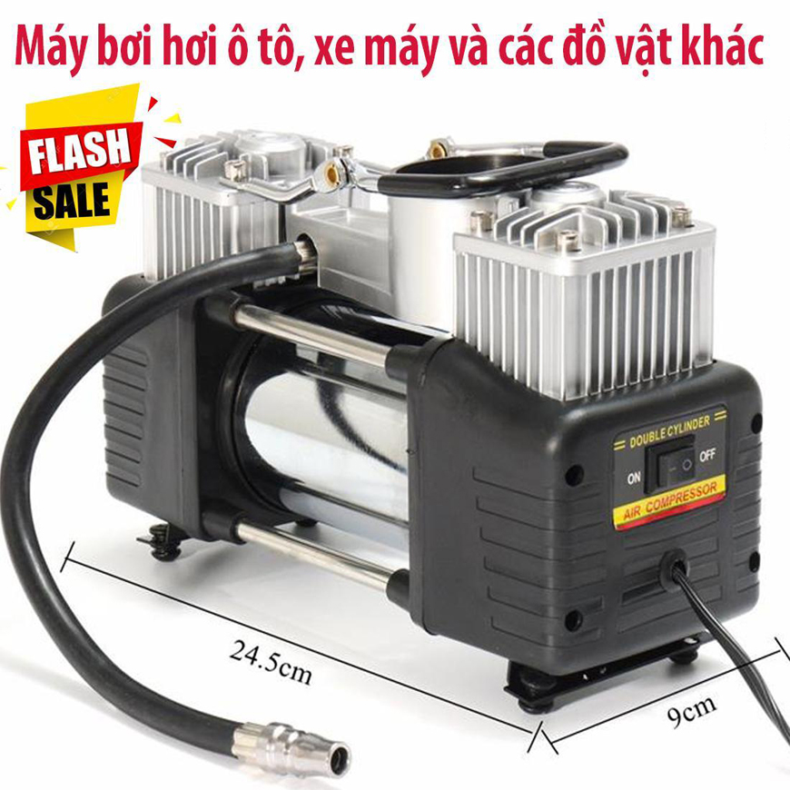 [HCM]Bình Nén Khí Công Suất Lớn Máy Bơm Hơi Ô tô Xe Máy Xe Đạp. Mã Lực Lớn Nhỏ Gọn Dễ Dàng Mang Theo. Bảo Hành 1 Đổi 1