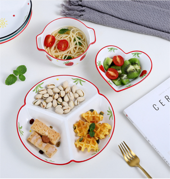 Set ăn sáng 3 món/ khay ăn dặm cho bé