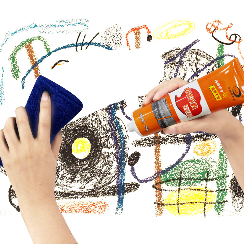 KEM TẨY XOÁ LAU TƯỜNG ĐA NĂNG CHUYÊN DỤNG, Kem Lau Chùi Vết Bẩn, Lau Bẩn Mực Màu Vẽ Đa Năng