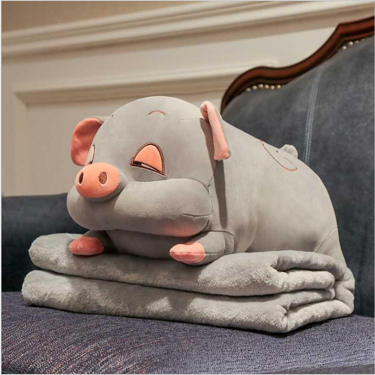 (KÈM CHĂN )Bộ chăn gối văn phòng cao cấp 3 trong 1 hình thú, Bộ chăn gối du lịch dã ngoại tiện lợi cho mùa đông,chăn văn phòng mềm mịn đa năng cho bé mang đi học,đi làm 3trong1