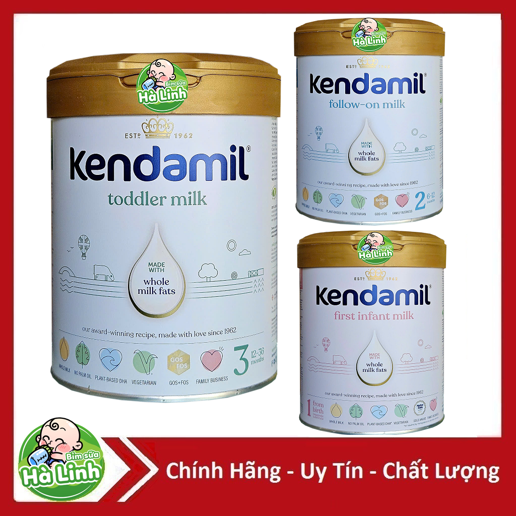 Sữa Bột Kendamil số 1,2,3 900g (Date 2026)