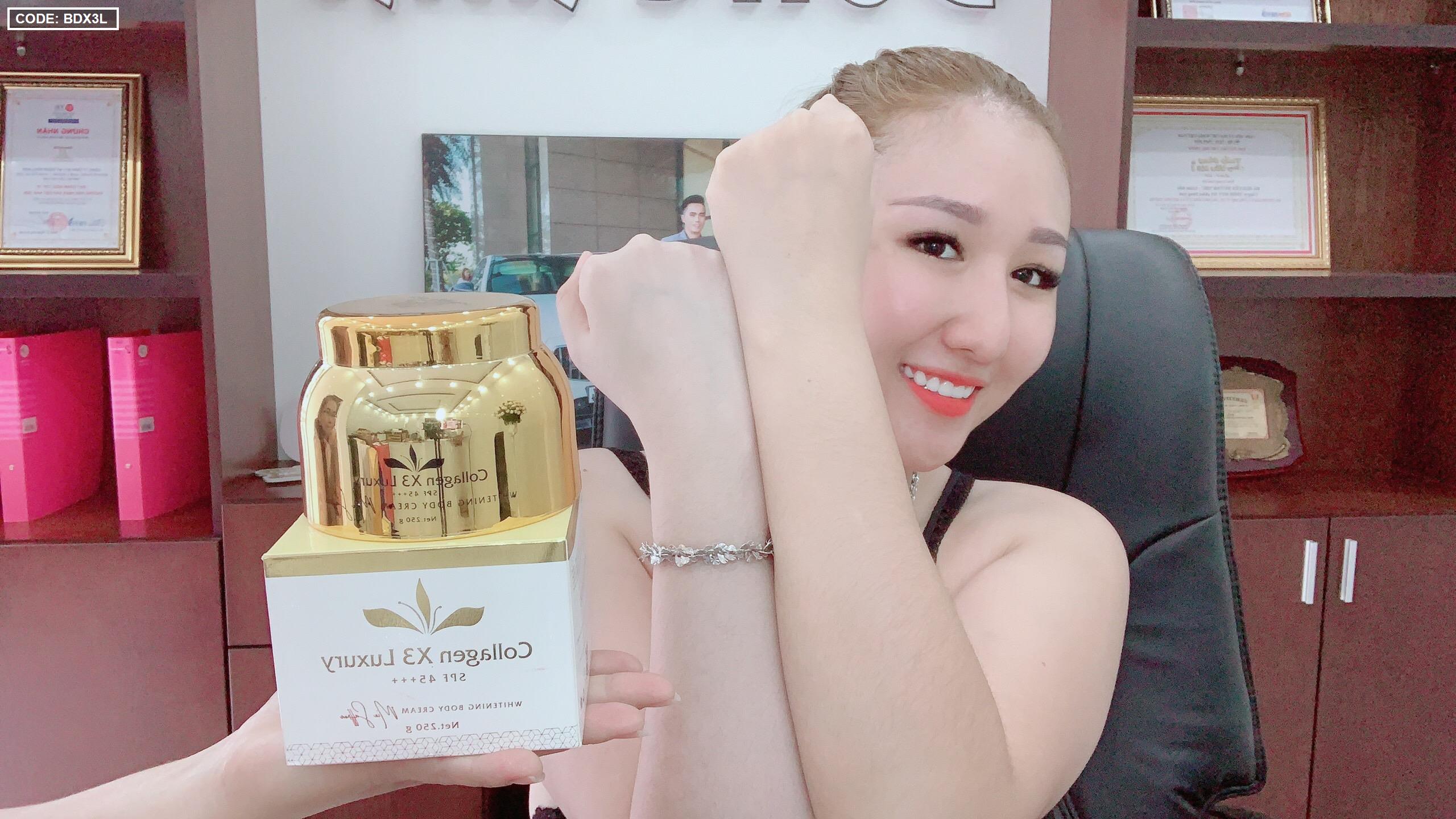 [Chính hãng] Kem Body Collagen X3 Luxury Đông Anh Mix Saffron 250gr(KÈM VIDEO)