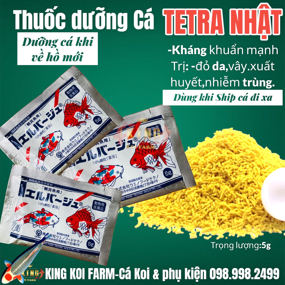 TETRA NHÂT dưỡng cá,,ship cá đi xa hỗ trợ phòng các bnh nhiễm khuẩn,xuất...